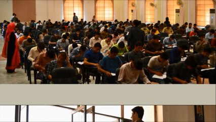 Entry test 2014 (HITEC University) time lapse