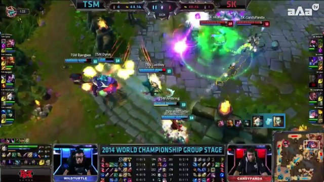 S4WC Day 1 - TSM vs SK - Group B - League of Legends