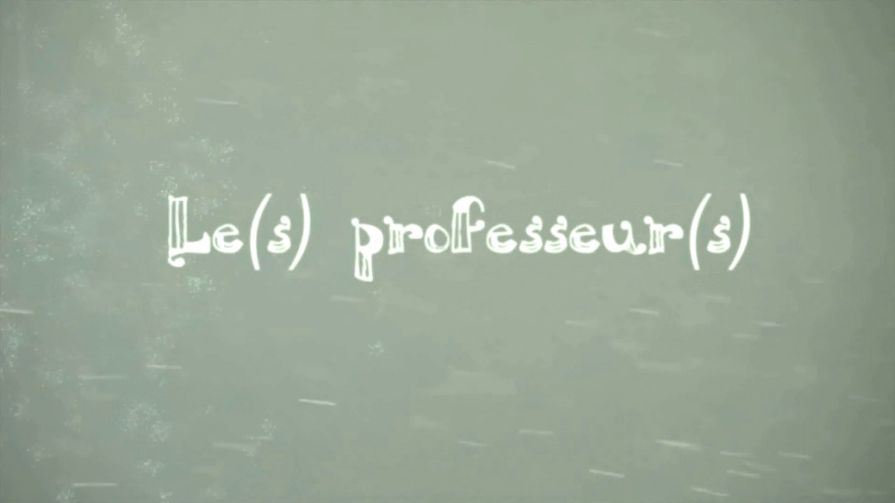 Les professeurs