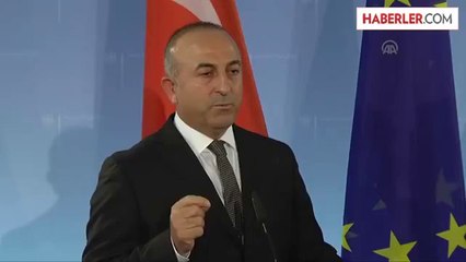 Çavuşoğlu-Steinmeier ortak basın toplantısı -