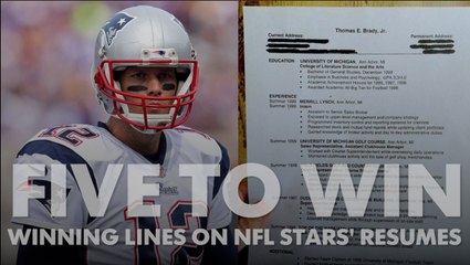 Five to Win: Winning lines on NFL Stars' resumes
