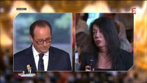 Hollande recadre une journaliste pendant sa conférence de presse du 18 septembre 2014