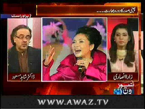 How Warmly Indians Welcomed Chinese President and His Wife, Dr. Shahid Masood Telling