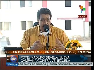 Presenta Maduro video sobre montaje mediático contra Venezuela