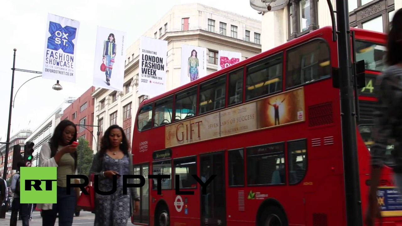UK: Hunky M&S supermodel David Gandy delights giggling fans