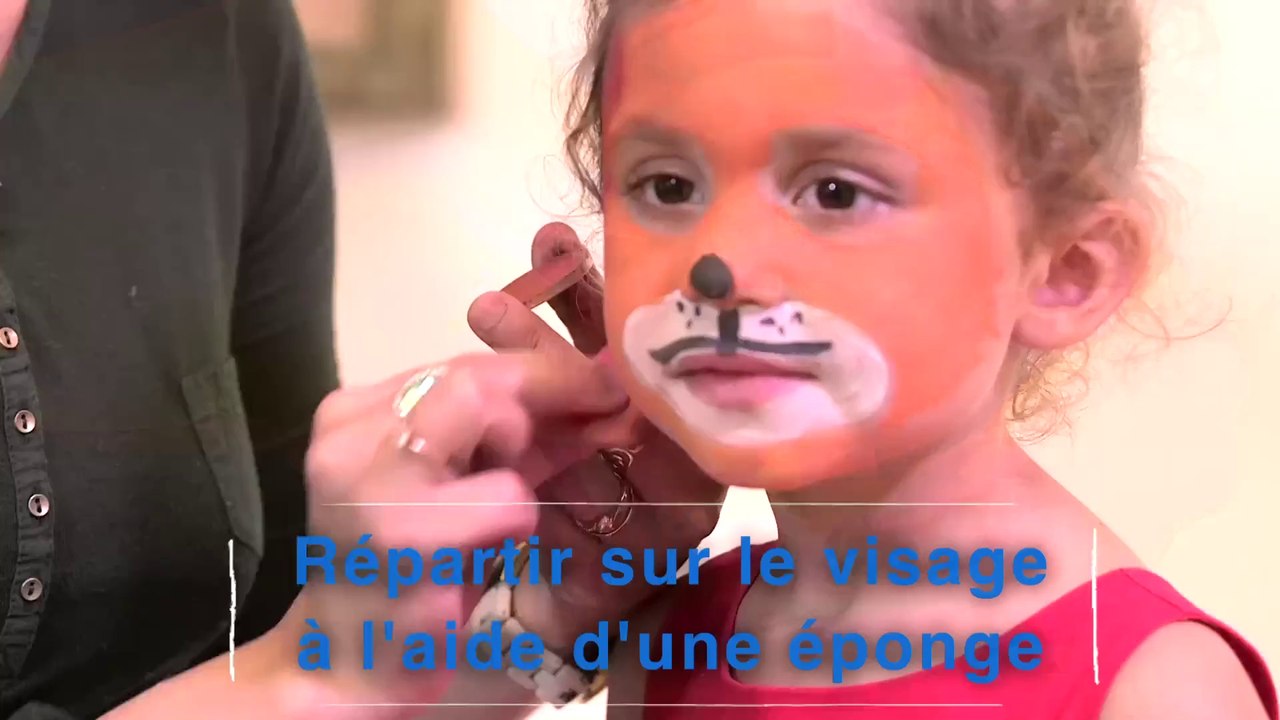 Sports Loisirs : Réaliser un maquillage tigre pour enfant