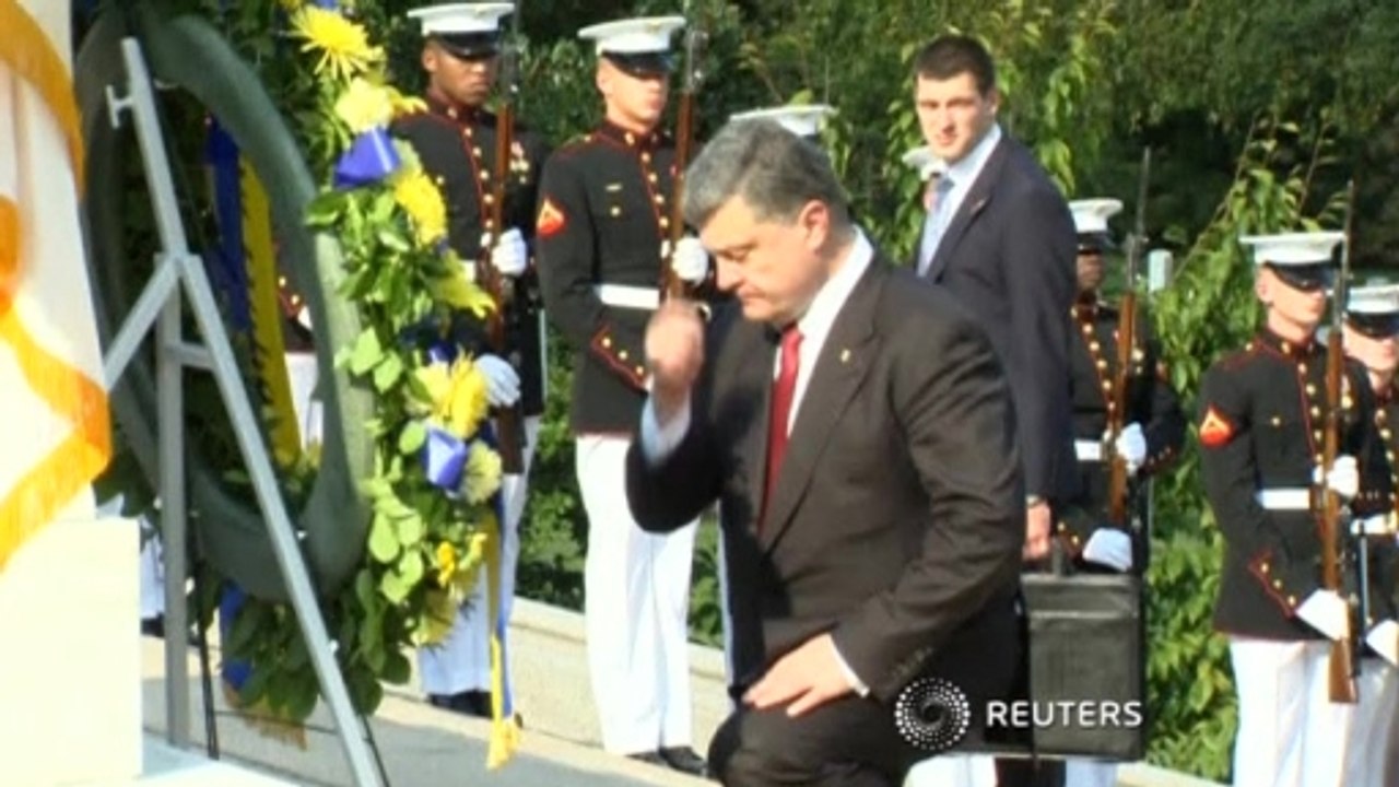 Assurances for Poroshenko in Washington