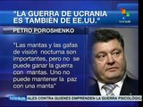 Pide Poroshenko en Washington mayor apoyo de EEUU en crisis ucraniana