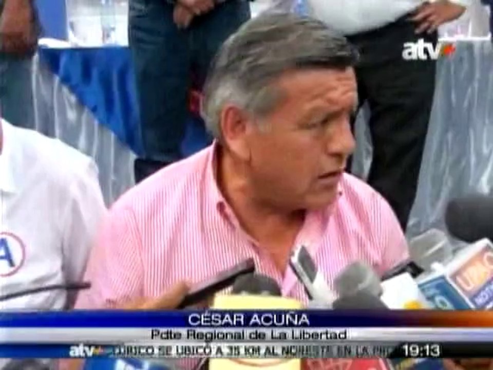 César Acuña amenaza a electores si no votan por su candidato