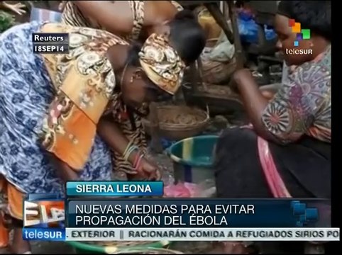Decretan toque de queda en Sierra Leona por la epidemia del ébola