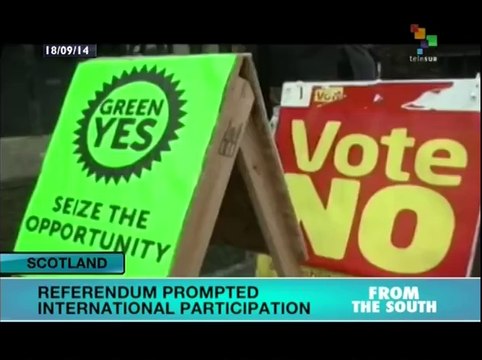 Record turnout in Scottish independence referendum