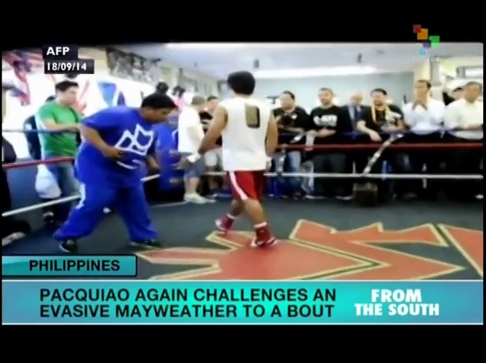 Philippine boxing champ challenges opponent