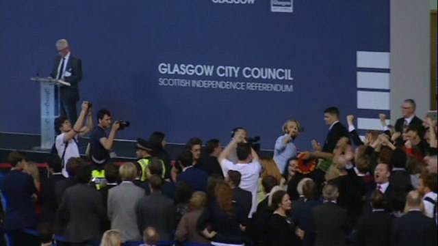 Scottish Referendum: Glasgow votes 'yes' to independence
