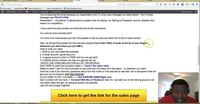 ty long $250 no website