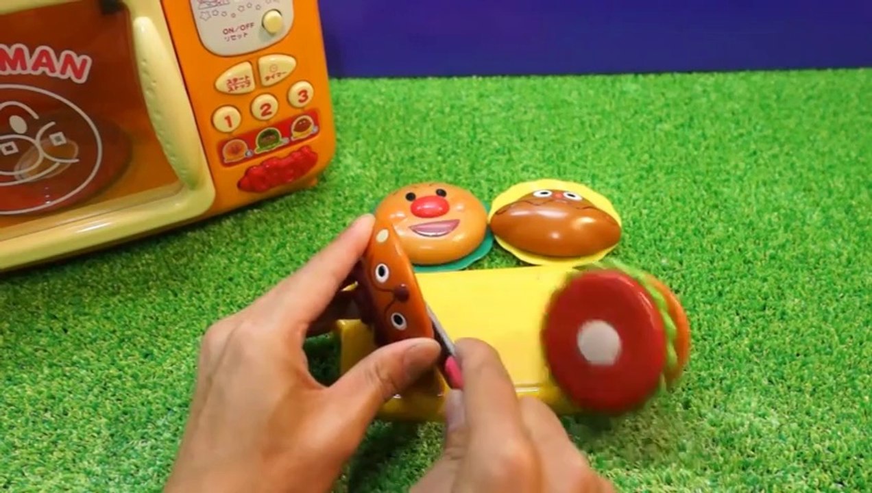 アンパンマン おもちゃ 電子レンジで作っちゃおう！Anpanman Character microwave oven