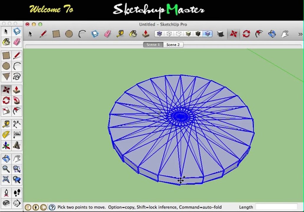 sketchup - spiral staircase