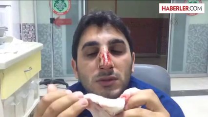 Konya'da Yüzüne Şişe Fırlatılan Ambulans Şoförü Yaralandı