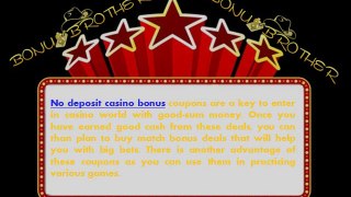 No Deposit Bonus Codes | Online Casinos | Bonus Brother