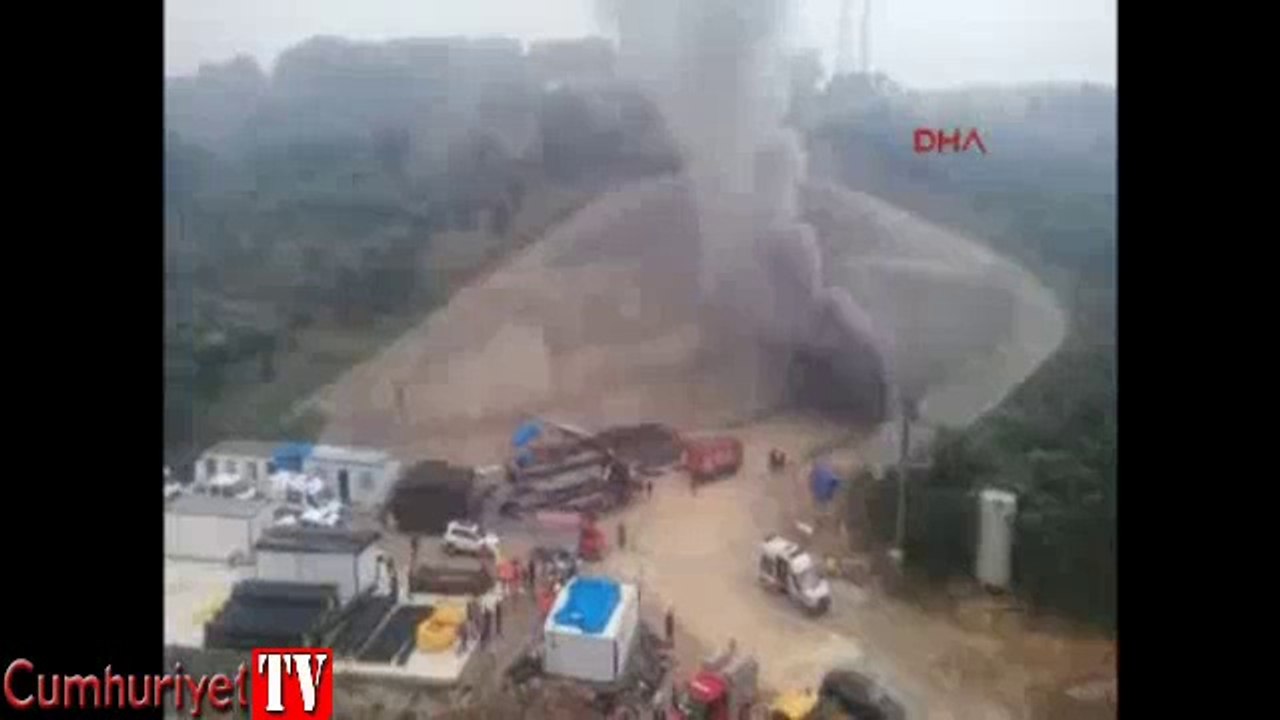 Hızlı tren tünelinde yangın