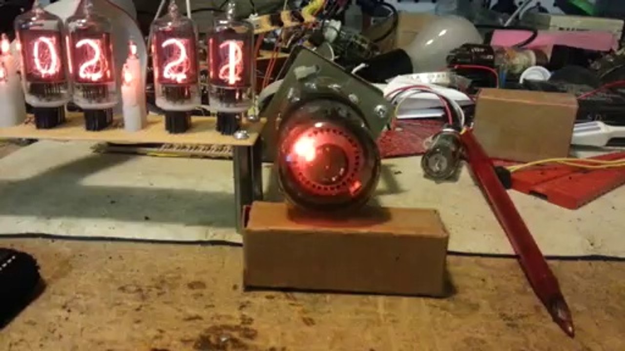 Nixie5 - Varying rate pendulum
