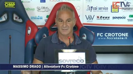 Conferenza pre-Bologna con mister Drago