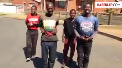 Afrikalı Gençler Dans,İlizyon ve Jimnastiği Birleştirdi