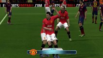 Robin van Persi Great Free Kick Against FC Barcelona FIFA 14
