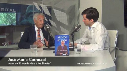 José María Carrascal, autor de 'El mundo visto a los 80 años'. 18-9-2014
