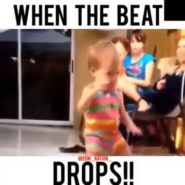 Babies Dancing When the Beat Drops