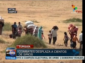Cientos de sirios huyen de la violencia hacia Turquía