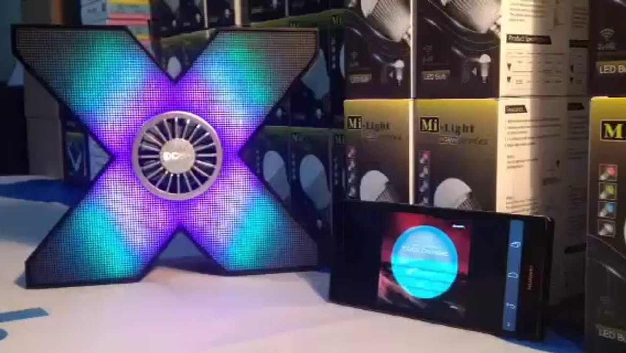 Enceinte bluetooth X LED, gros son et lumière en bluetooth