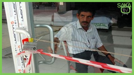 Mühürlenen İşyerinde Uyuya Kalan Adam