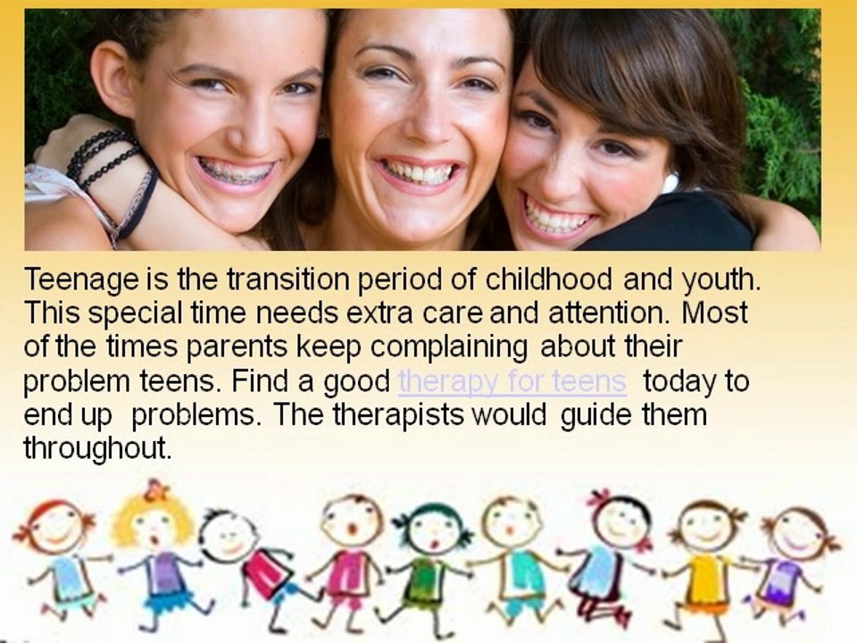 Some facts on therapy for teens
