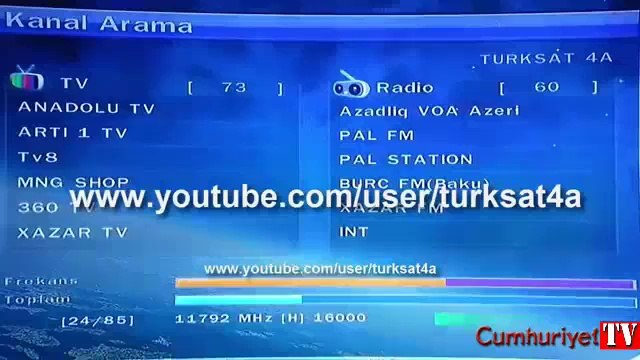 Türksat 4A Uydusu nasıl ayarlanır?