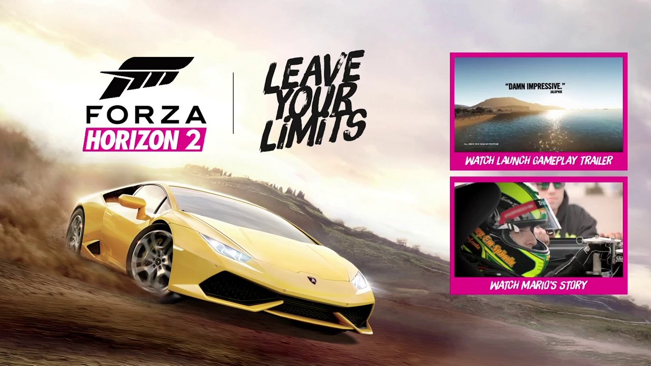 Forza Horizon 2 - Bande-annonce "Live Action TV Commercial : Leave Your Limits"