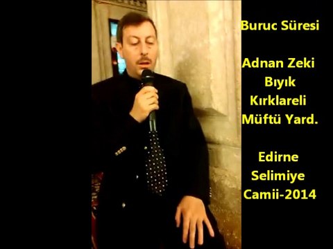 Sıradışı Müftüden Selimiyede Kuran Tilaveti