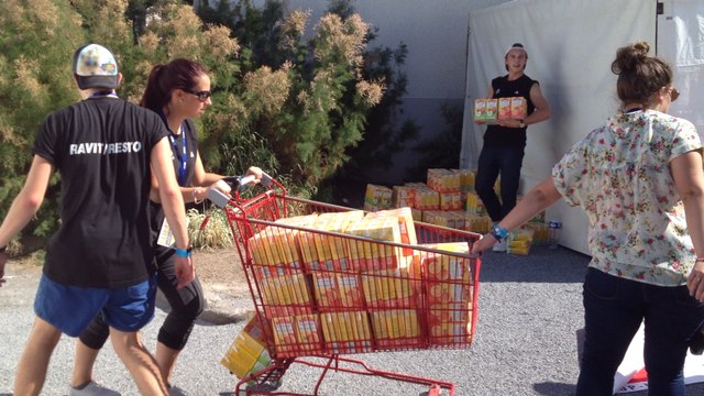 Triathlon de La Baule : les étudiants d'Audencia au boulot...
