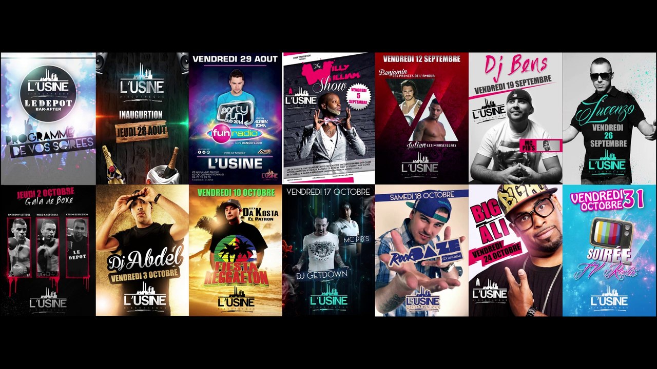 BENJAMIN & JULIEN : Les Marsellais @ LE DEPOT & @ L'USINE / CLERMONT-FERRAND