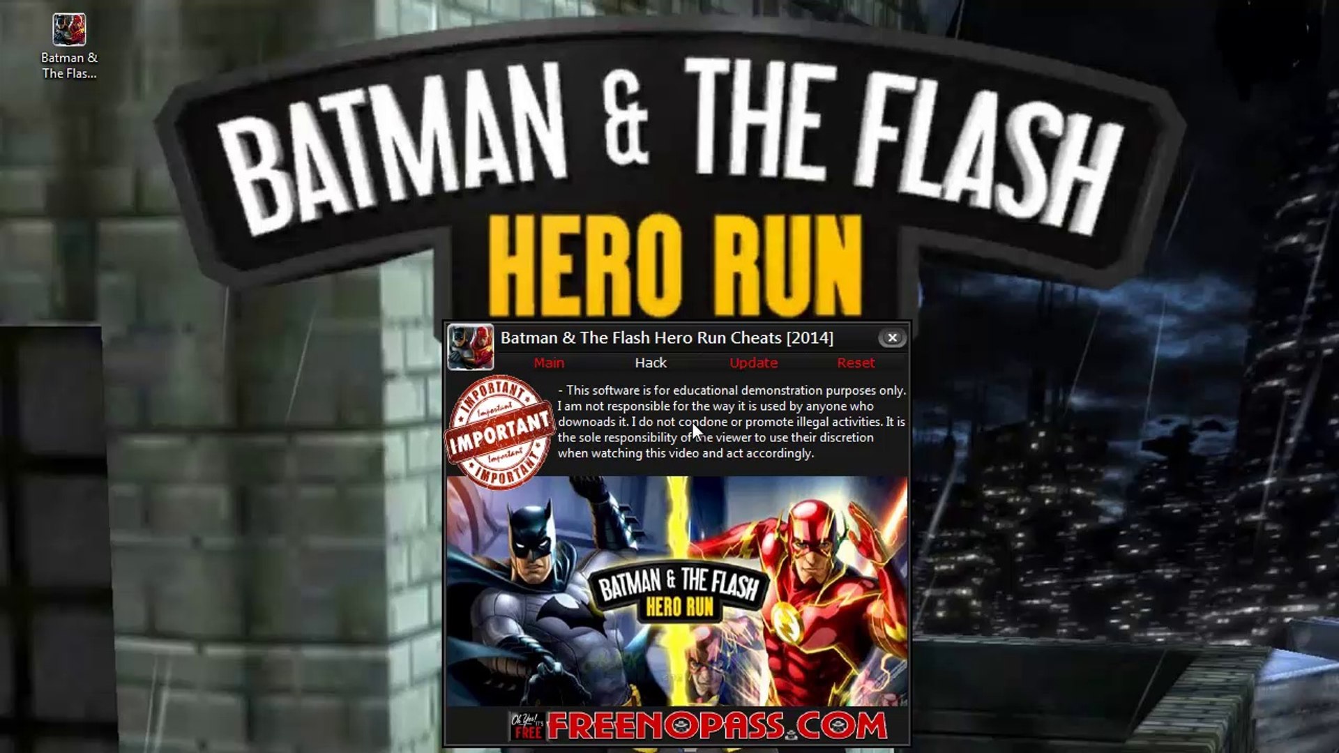 Batman & The Flash Hero Run Cheats [September 2014] No Jailbreak [Android  iOS] Batman Hack FREE - 