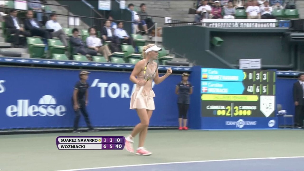 Tokio: Wozniacki mit Break-Festival