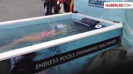 Koşu Bandı Formatındaki Yüzme Havuzu