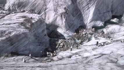 Exercice  franco-italien en haute montagne