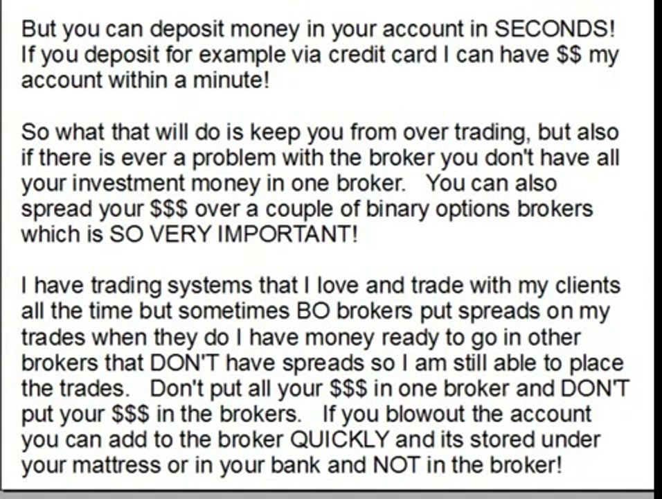 Binary Options Tips and Tricks #2