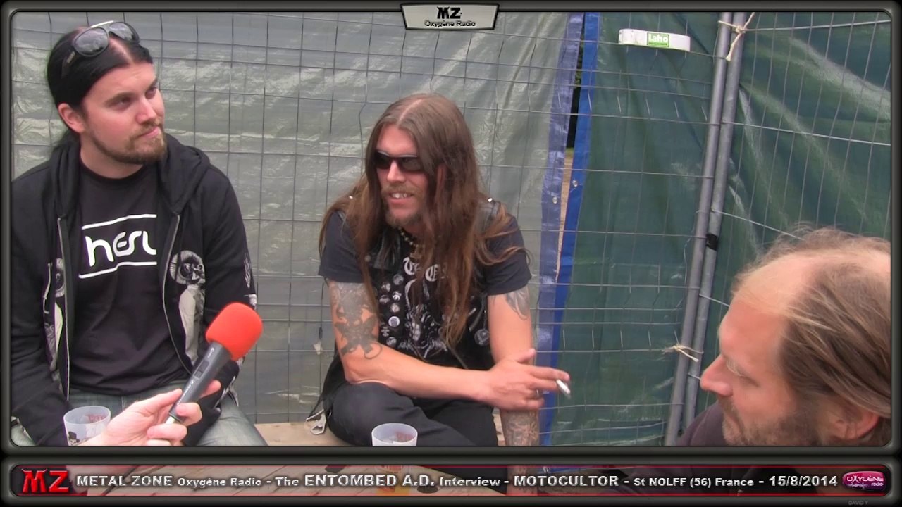 Metal Zone O.R - The ENTOMBED A.D. Interview - Motocultor 2014