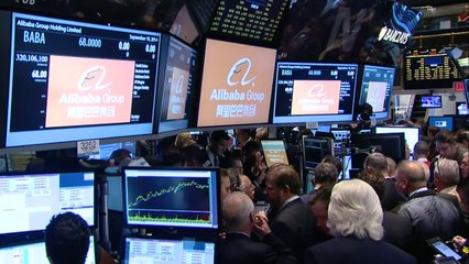 Alibaba debuta en Wall Street