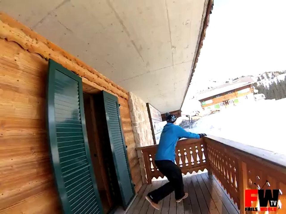 Jump From Balcony Fail - Fails World