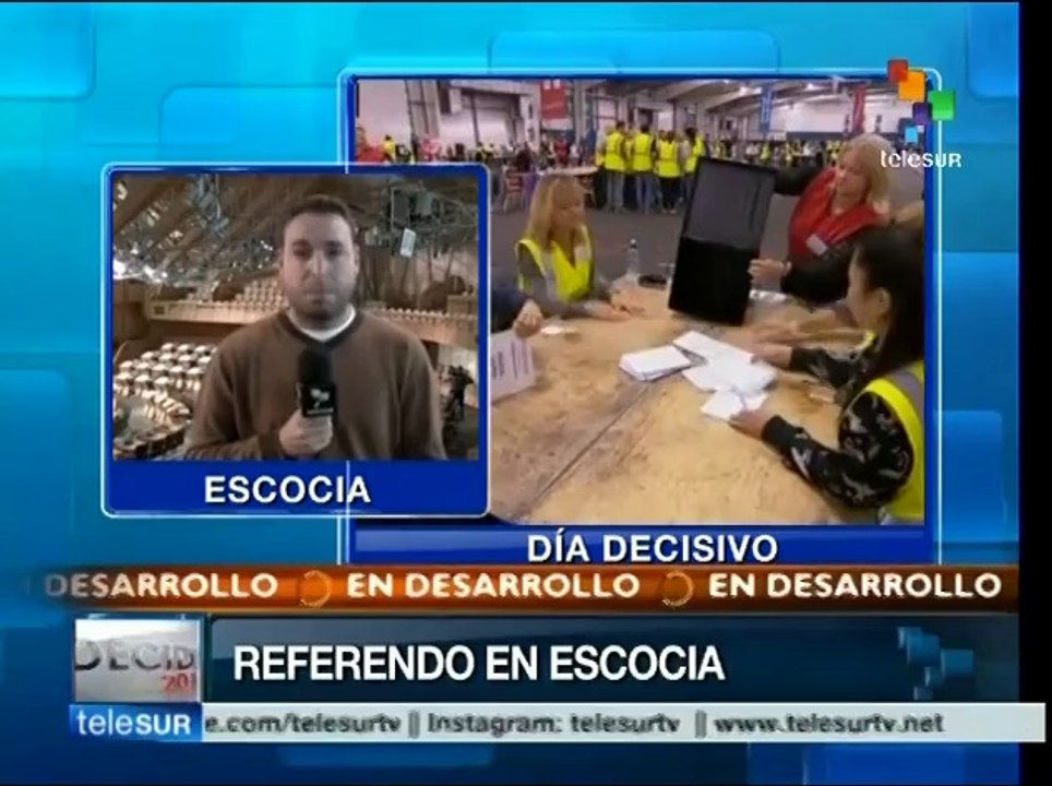 Soberanistas escoceces aceptan los resultados del referendo