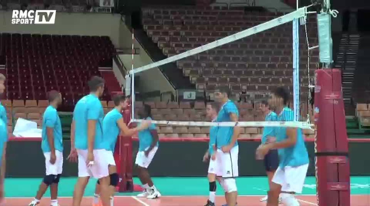 Volley / Les Bleus préparent leur demi-finale face au Brésil - 19/09