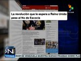 Tratamiento mediático sobre el referendo de Escocia