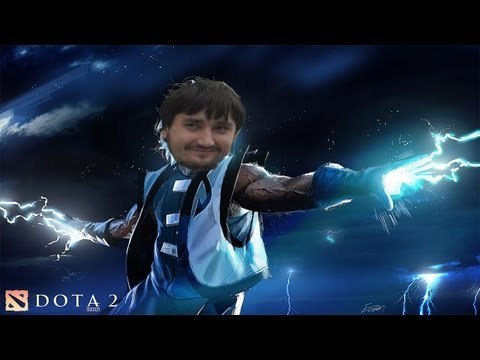 Шашлык играет в доту 2 за Зевса!